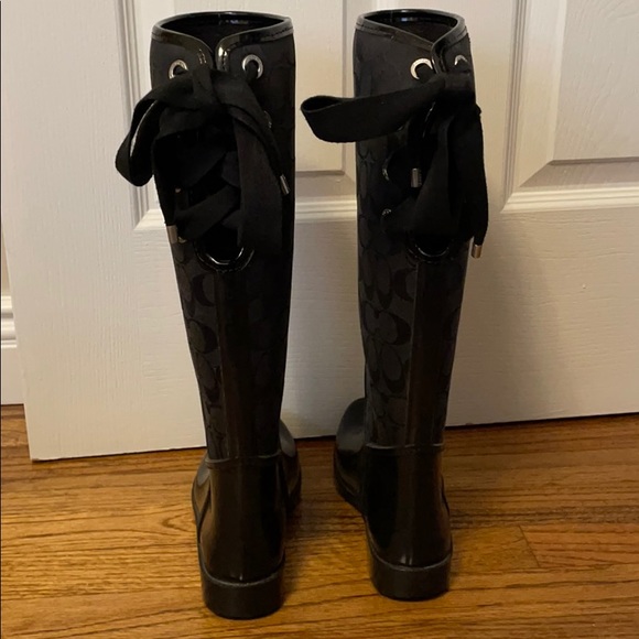 COACH Triste Rain Boots - Picture 3 of 8